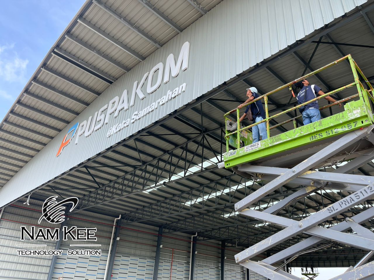 Security camera installation